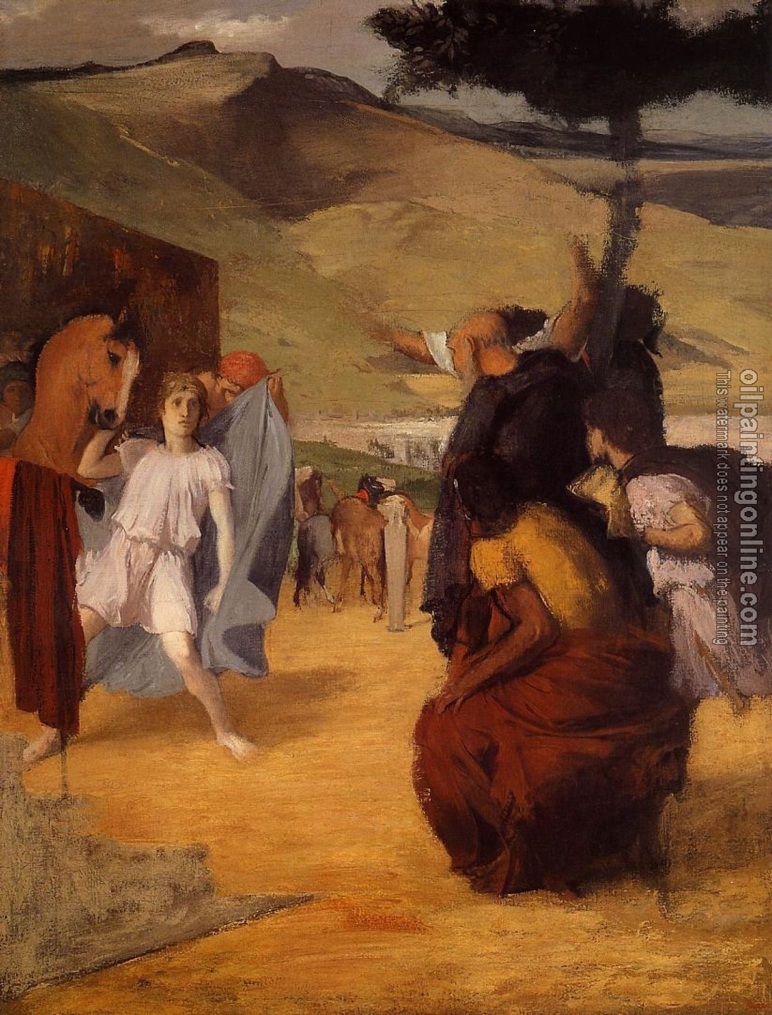 Degas, Edgar - Alexander and Bucephalus